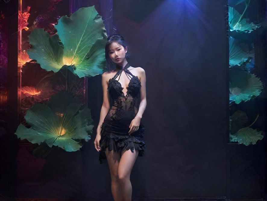 深圳夜场会所夜景氛围图