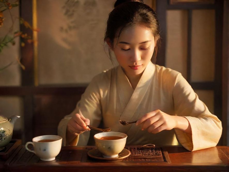 广州茶艺师冲泡茶叶场景