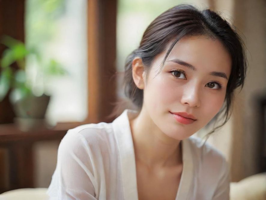 一位顾客体验后满足放松的表情,背景是宁静柔和的灯光