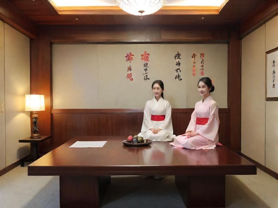 广州高端品茶会所休息区