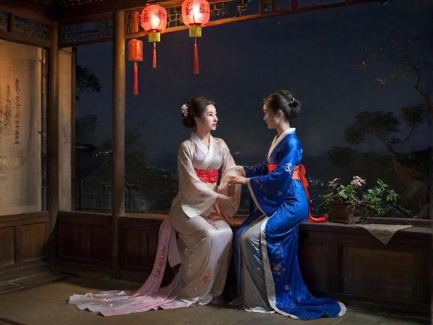 夜场派对炫彩灯光场景图