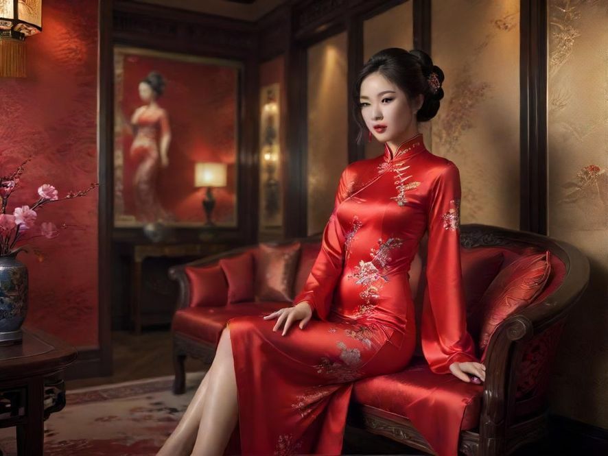 私密会所内部,奢华舒适