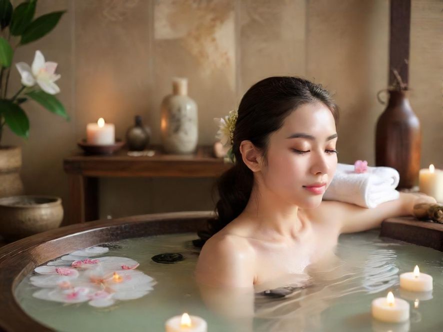 豪华私密的SPA房间内景