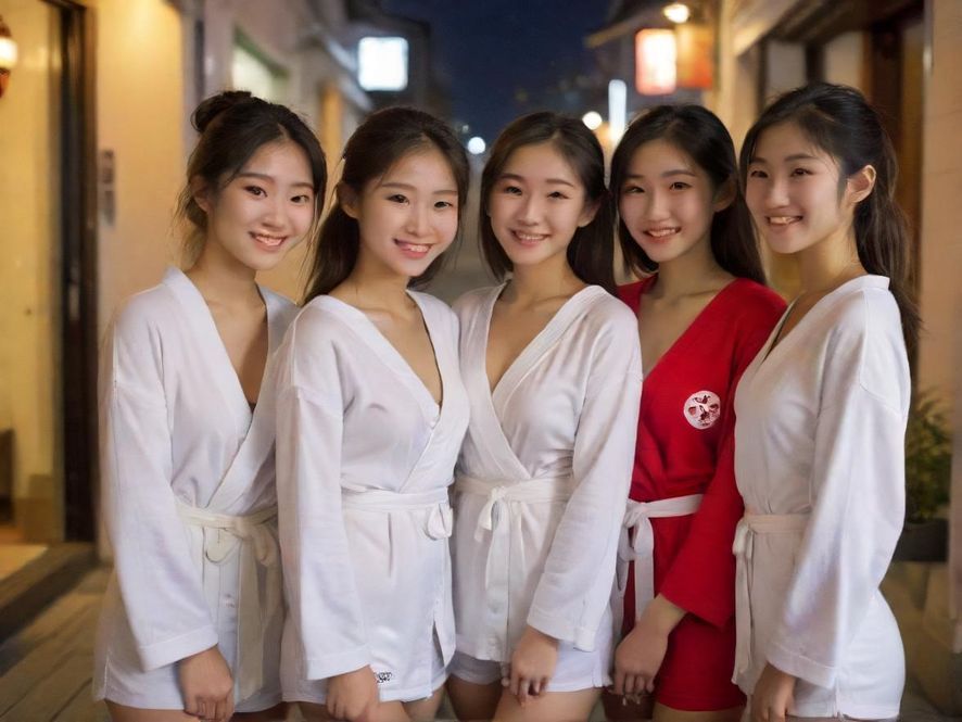 商务模特在秋日街头的温暖笑容