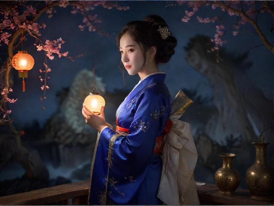 夜场娱乐场所的热闹场景