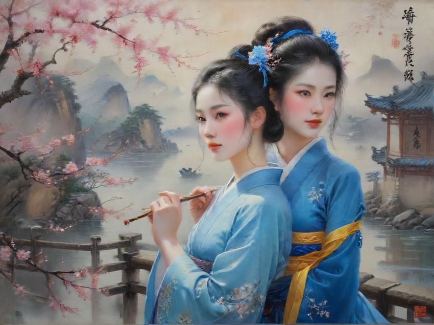 手机屏幕上显示着佰花会QM社区和各种休闲娱乐图标