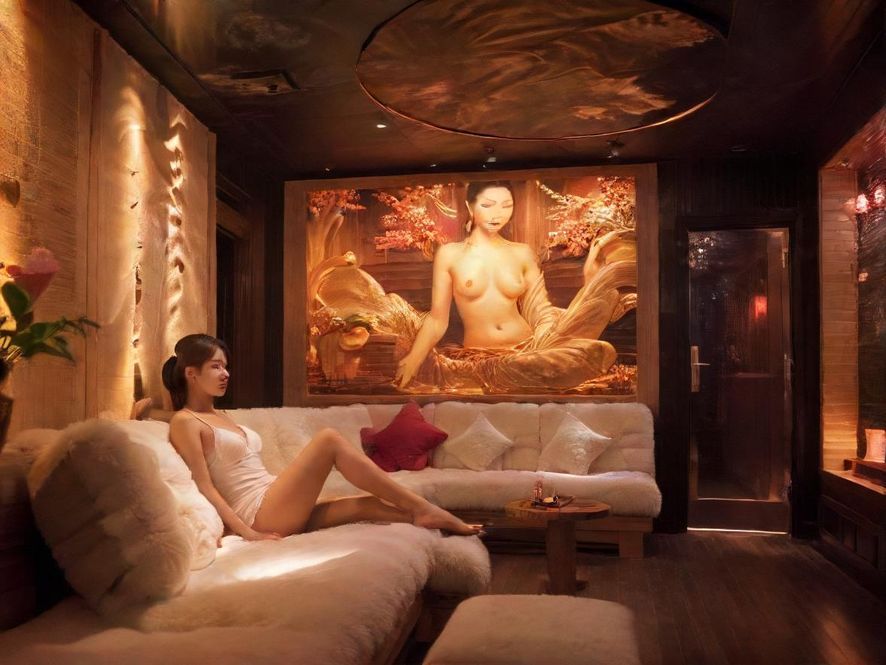 深圳夜场桑拿会所温馨休息室一览