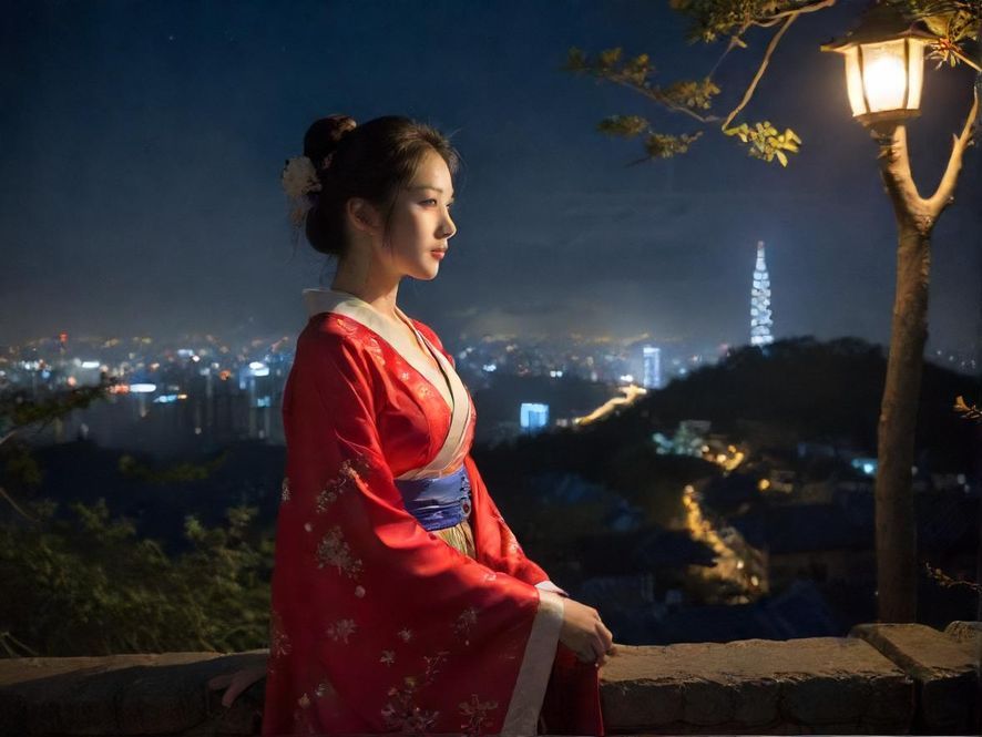 广州夜场会所霓虹夜景