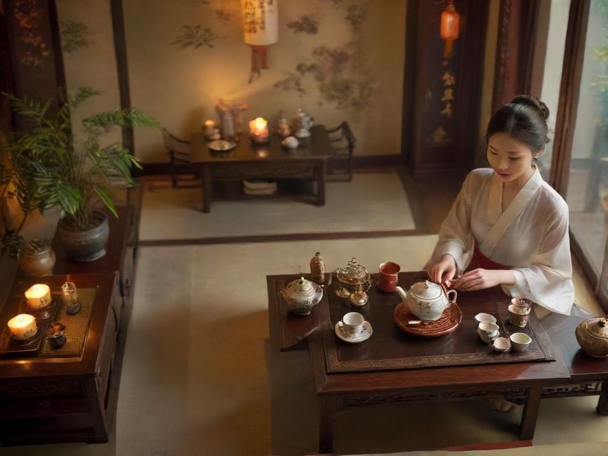 深圳高端茶社室内环境展示