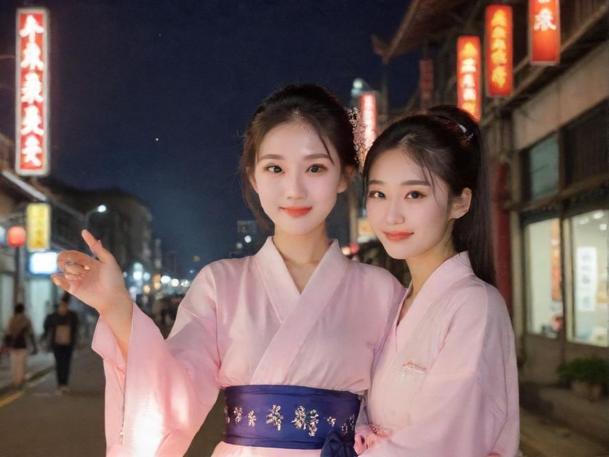 一家看起来很高级的会所入口，夜晚灯光璀璨