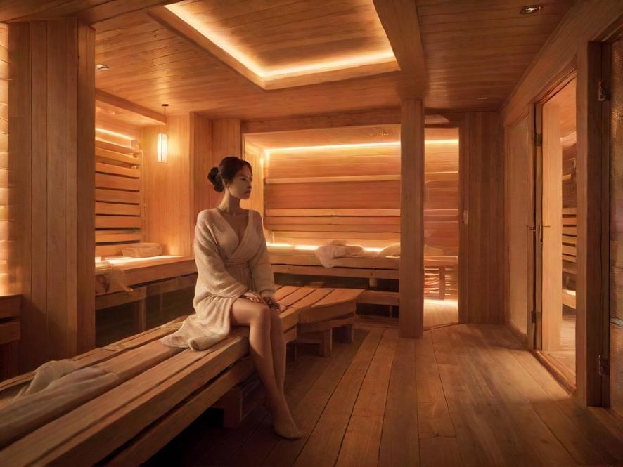 中山某休闲会所休息区