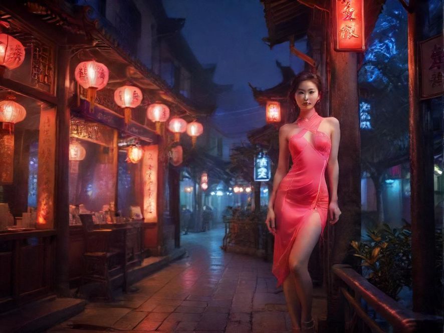 上海夜生活场所外观