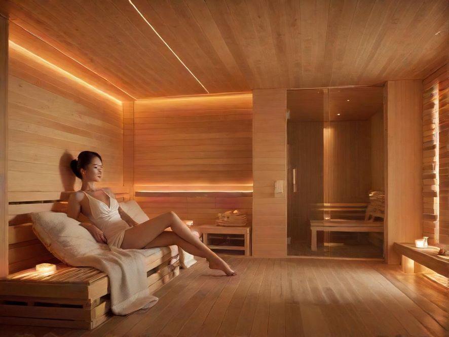 夜场桑拿会所现代舒适休息区