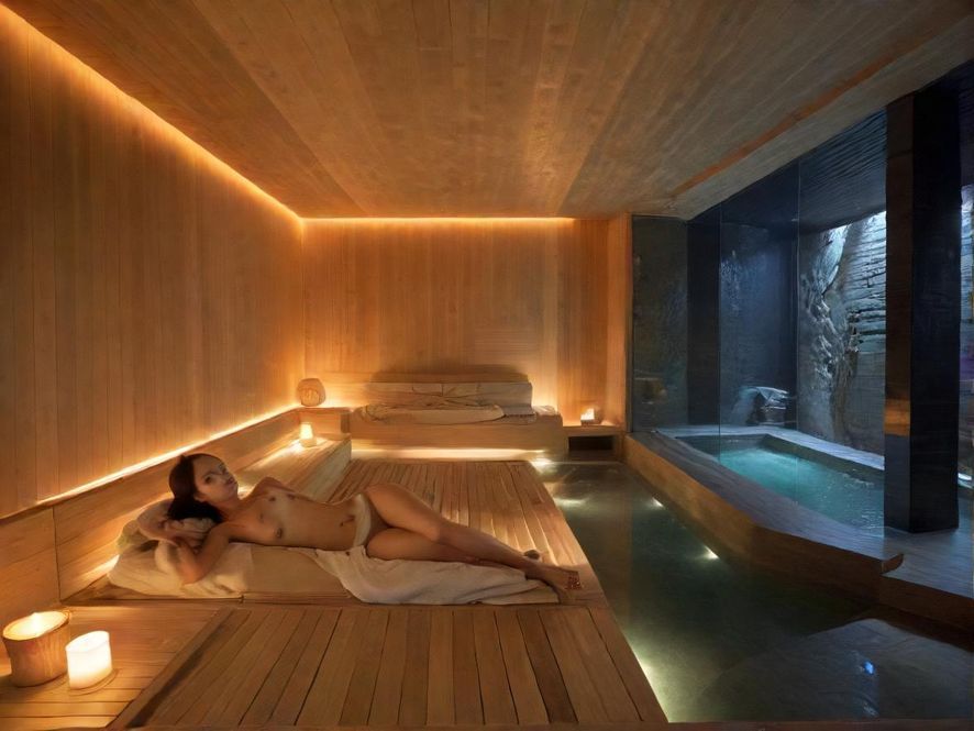 广州桑拿会所豪华休息区实景