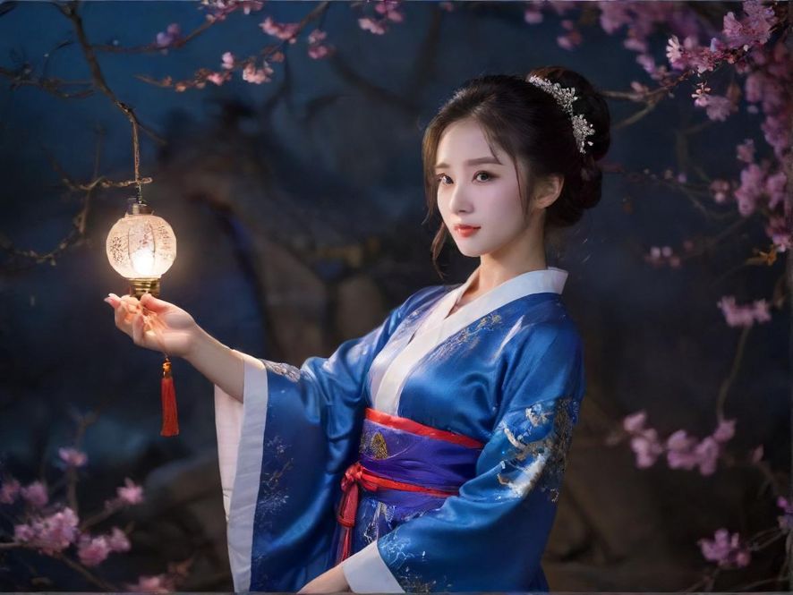 夜色中一家氛围感十足的休闲会所入口