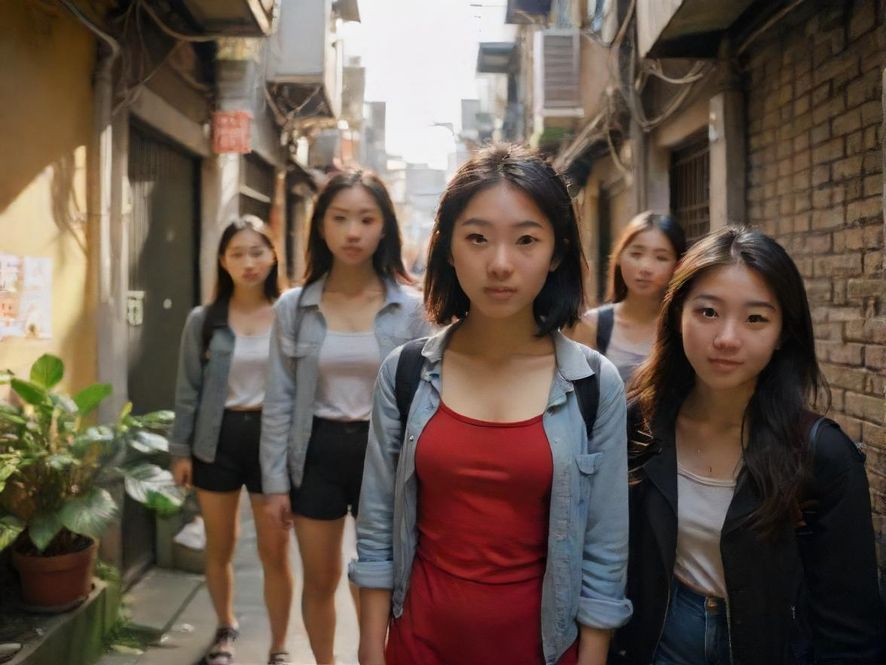 一群年轻人在野花香论坛的指引下，在城市隐秘角落探险