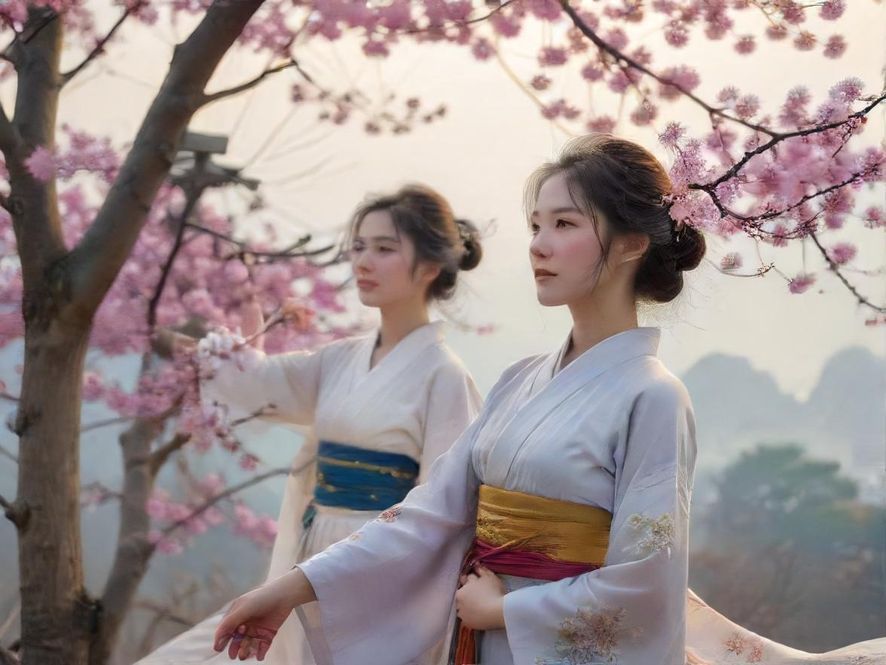 一位女性在私密空间中放松的背影,朦胧的光线勾勒出艺术感。