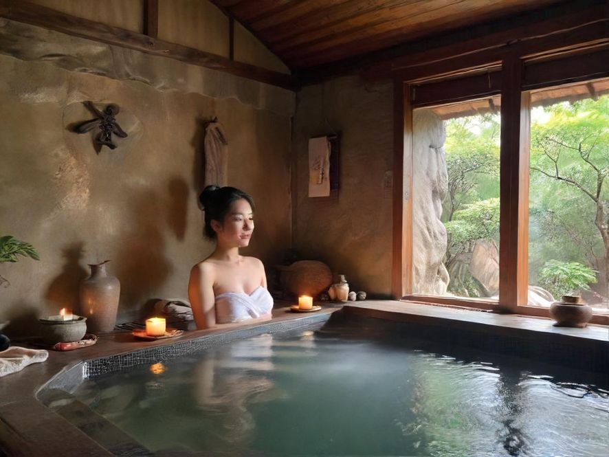 佛山一家高端SPA房内,一位技师正在为顾客进行专业按摩,手法温柔