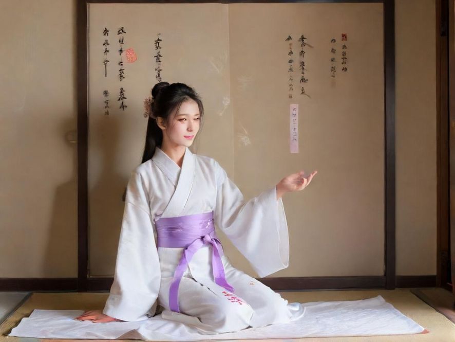 一位女性按摩师正在为顾客进行背部按摩,特写镜头展现了她轻柔而专业的双手,在柔和的灯光下,理疗室显得格外舒适温馨。